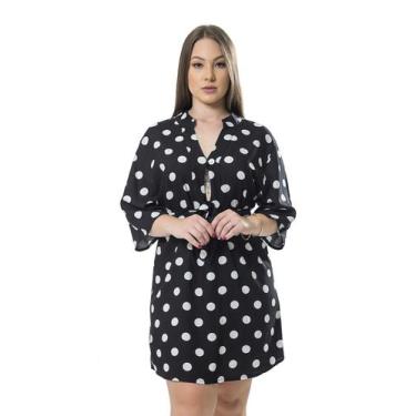 Imagem de Saída de Praia Poá Kaftan Aretta - Pimenta Rosada, G