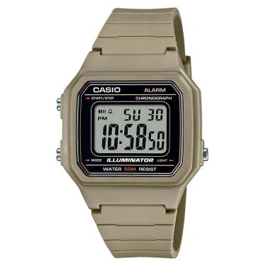 Imagem de Relógio CASIO masculino analógico verde W-217H-5AVDF