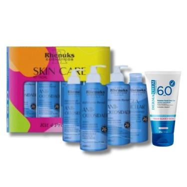 Imagem de Kit Skincare Anti Oleosidade , Protetor Solar Facial sem cor FPS60 Der