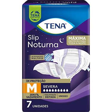 Imagem de Tena Slip Noturna, Fralda Geriátrica para Incontinência Urinária, M - 7 unidades