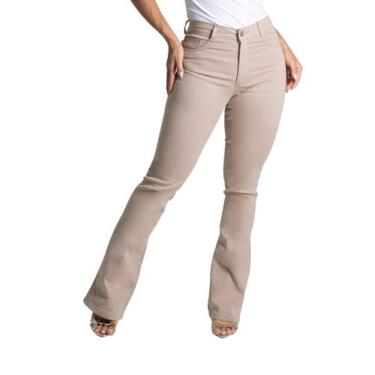 Imagem de Calça Sarja Sawary Boot Cut - 274683 - 46, Bege, 46