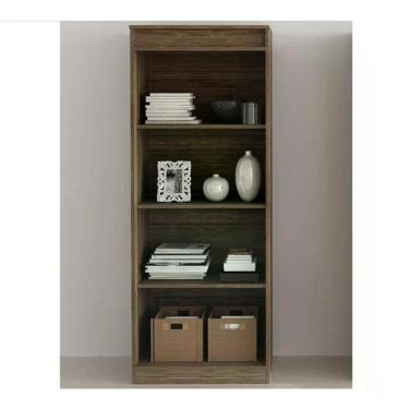 Imagem de Armario Estante Livreiro Para Escritório Me4150 Nogal Nogal