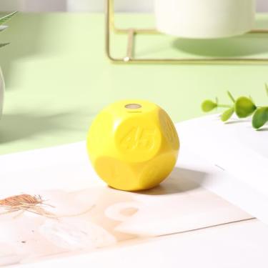 Imagem de DJAPWPX Temporizador de cubo recarregável de 12 lados com 11 contagem regressiva predefinida, ferramenta de gerenciamento de tempo fácil de usar para estudo de treino de cozinha em sala de aula