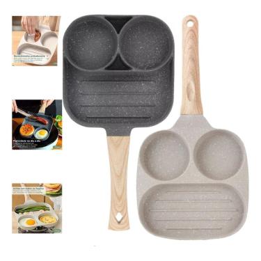 Imagem de Frigideira Antiaderente Inducao Ovo Hambúrguer Panqueca