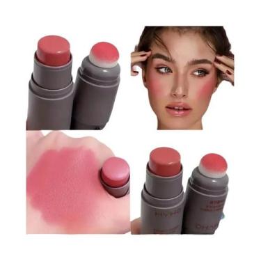 Imagem de Blush Cremoso Matte de Longa Duração - Ponta Dupla com Cores Expansíve