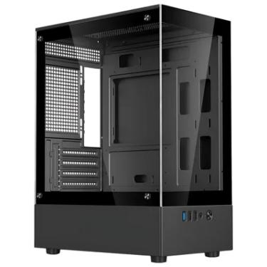 Imagem de Gabinete Gamer Bluecase Nuker V2 Mid Tower Frontal e Lateral em Vidro - BG-053