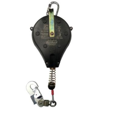 Imagem de Trava-Quedas Retrátil DULLY 6 Metros Cabo de Aço Dltp-06 Trabalho em A