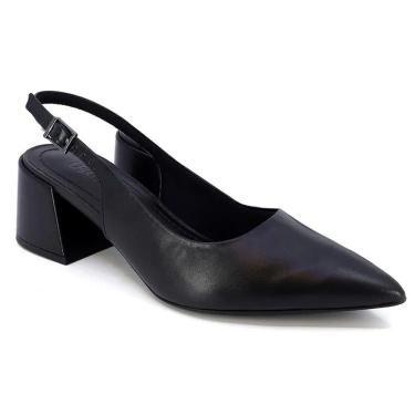 Imagem de Sandália Slingback Usaflex Couro Feminina