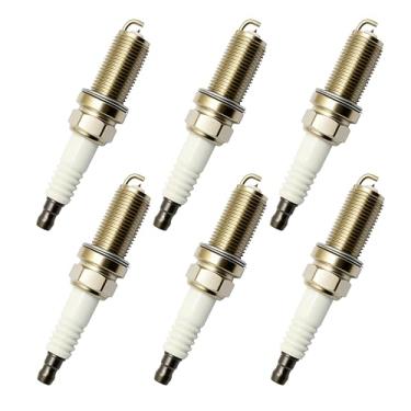 Imagem de Velas de ignição Iridium ILFR6G-E 4212 compatíveis com Mercury Verado L6 200-400 HP motores de popa 400R barco (6 peças)