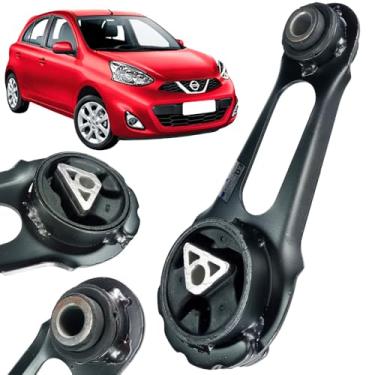 Imagem de Calço Coxim Inferior Câmbio Motor March 1.0 1.6 Ano 2012 2013 2014 2015 2016 2017 2018