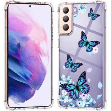 Imagem de Capa transparente à prova de choque KIOMY para Samsung Galaxy S21+ 5G