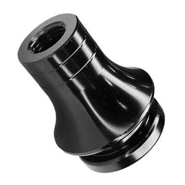 Imagem de SWQS M12 x 1,25 retentor adaptador de manípulo de mudança, botão de câmbio de metal para carro de substituição para alavanca de câmbio de transmissão manual, acessórios de alavanca de câmbio universal