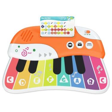 Imagem de Teclado de piano Cozybuy Baby para crianças de 1 a 3 com 3 modos