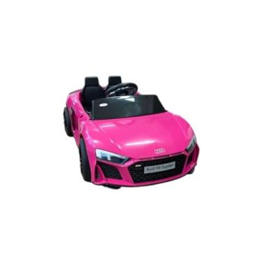 Imagem de Carro Elétrico Infantil 12V, Rosa, com Controle Remoto, Bateria Recarregável, Luzes LED, Entrada USB, 106x54x35cm, 3-7 Anos