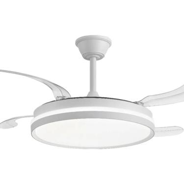 Imagem de Ventilador de Teto Premium Retrátil com Lustre LED – Urban Light T&A-01