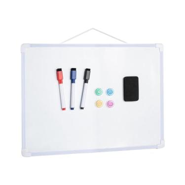 Imagem de harayaa Quadro Branco com 3 Marcadores E 1 Apagador para Quarto de Estudante, Casa Ou Sala de Aula.