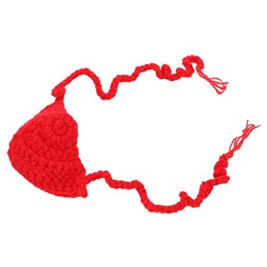 Imagem de Cryfokt Capa Aquecedora de Nariz de lã de Qualidade para Alívio de Nariz Abafado e Proteção contra Clima Frio (Vermelho)