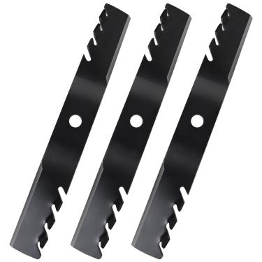 Imagem de M135334 M136195 M164016 TCU30316 TCU30317 Lâminas compatíveis com cortador John Dee re 137.2 cm Cut Zero-Turn F687 M653 Z830A Z840A Z850A Z-TRAK, pacote com 3