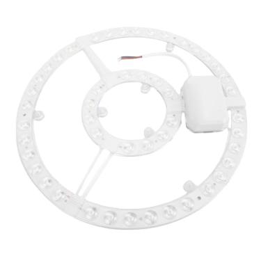 Imagem de ASHATA Kit de Retrofit de Luz de Ventilador de Teto LED, Painel de Placa de Módulo de Substituição de Luz de Teto de 10,63 Polegadas, Mudança de Cor Dupla LED de 48 W, Redondo, para