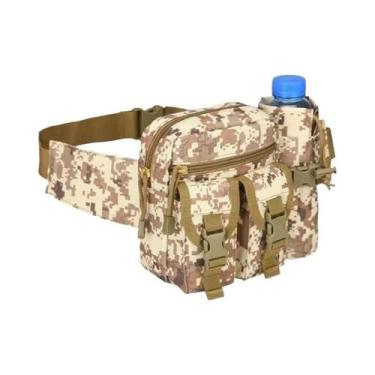 Imagem de Pochete tática casual masculina à prova d'água bolsa de cintura packs 