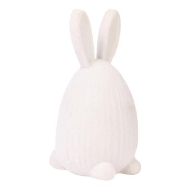 Imagem de Generic Estatueta de da Páscoa Flocado, Enfeite de Mesa Fofo, Estátua de da Páscoa para o Feriado, Branco