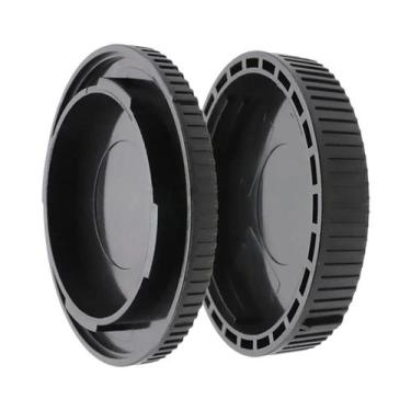 Imagem de Tampas De Lente Frontal E Traseira Para Câmeras Nikon, Canon, Sony, Ta