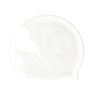 Imagem de Touca De Natação Unissex De Silicone Impermeável Para Cabelos Longos, 