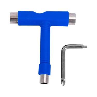 Imagem de Ferramentas Portáteis Em Forma De T Para Skate, Chave Allen Multifunci