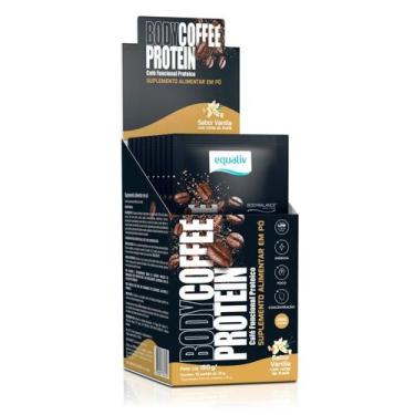 Imagem de Body Coffee Protein Display (10 sachês 15g) - Sabor: Vanilla - Equaliv