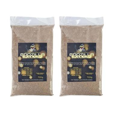 Imagem de Kit com 2 Massas Japonesa Godzilla Black Manga Para Pesca - 2x700 Gram