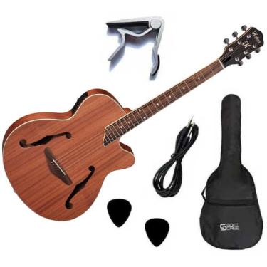 Imagem de Violão Hofma HMF 240 Vintage Eletroacústico Eagle