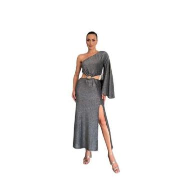 Imagem de Vestido Ombro Só Duplo Sentido 320169 - M