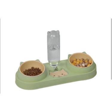 Imagem de Comedouro Duplo e Bebedouro Automático - PetzGrilo