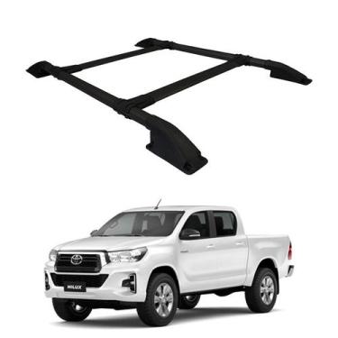 Imagem de Rack De Teto Hilux 2005 a 2012 2013 2014 2015 C. Dupla Preto - VF