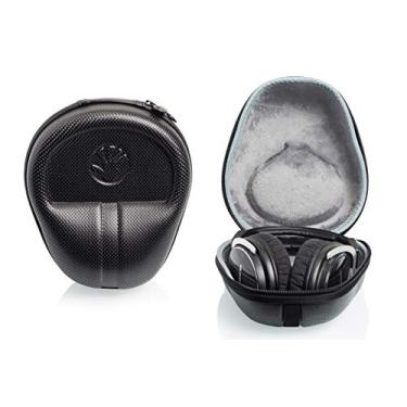 Imagem de Slappa Capa de fone de ouvido HardBody Pro de tamanho completo para Audio Technica, Beats, Sony + muitos mais; preto - Dimple (SL-HP-07)