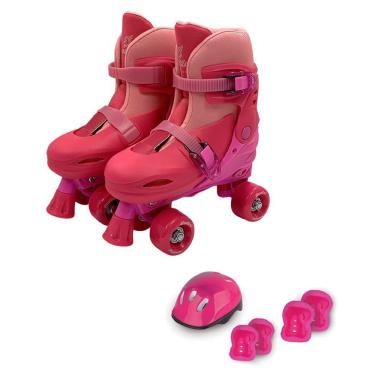 Imagem de Patins 2 em 1 Rosa 34-37- Fênix PK2-01