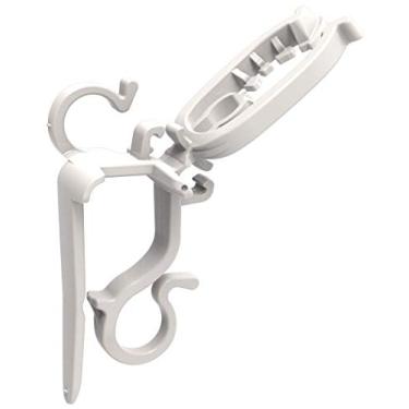 Imagem de Commercial Christmas Hardware 9060-99-5635 Clipes de luxo para telha/calha, branco