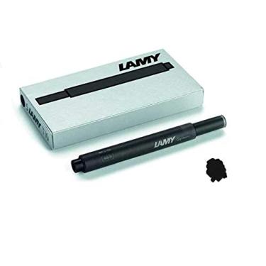 Imagem de Cartuchos de tinta para caneta-tinteiro Lamy T10 - Pacote com 10 (50 cartuchos), Black.