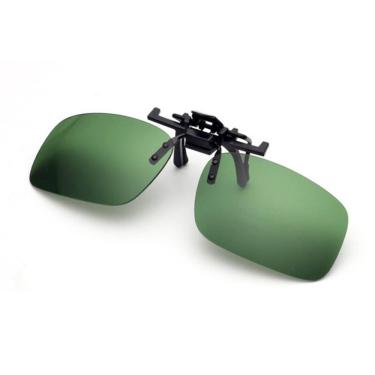 Imagem de Clip On Para Oculos De Grau Masculino Cor Verde Proteção Uv