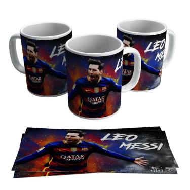 Imagem de Caneca Lionel Messi Camisa 10 do Barcelona Argentina Futebol
