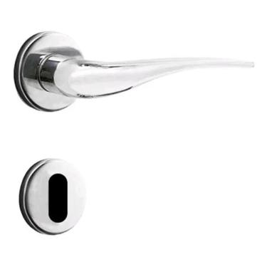 Imagem de Fechadura Para Porta Interna Cromado 4400 R64 Papaiz Mz930