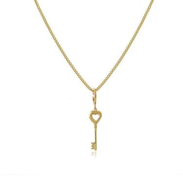 Imagem de Colar Com Pingente De Chave Com Argolinha