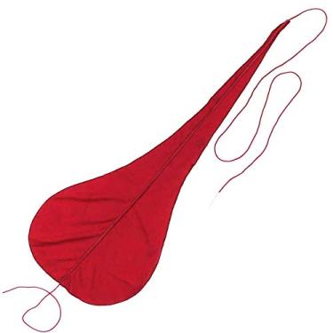 Imagem de Jiayouy Pano de limpeza de instrumentos de cotonete de oboé de seda para saxofone de clarinete de oboé - vinho tinto