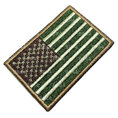 Imagem de BP0055T 03 BR44 Bandeira EUA Patch Bordada passar a ferro ou costura
