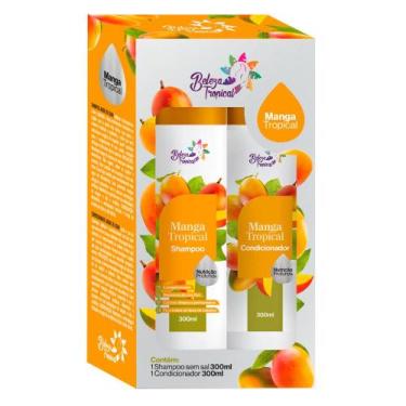 Imagem de Kit Shampoo e Condicionador 300ml Manga Tropical - Tropical Aromas