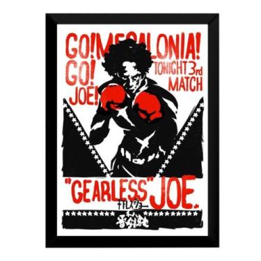 Imagem de Quadro Anime Megalo Box Arte Gearless Joe Poster Moldurado - Fanarte