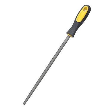 Imagem de Zerodis Encontre Arquivos de Aço Redondo Com Uma Forma de Dente Especial para Melhorar a Capacidade de Corte Em Projetos de Ferro e Aço (Arquivo redondo com dentes grossos de 10 polegadas)