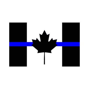 Imagem de Tenner. Conjunto de 5 bandeiras finas e azuis com estampa de ferro na tela da bandeira do Canadá, aplique de tecido, lavável na máquina, bandeja canadense de transferência