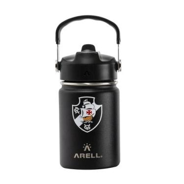Imagem de Garrafa Térmica Arell A Vácuo Com Alça Portatil Times 355ml