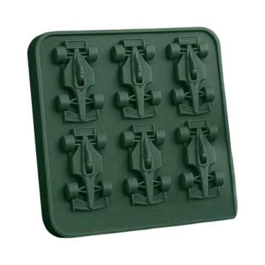 Imagem de Forma De Gelo De Silicone 3D Carro De Corrida F1 Com 6 Cavidades, Band